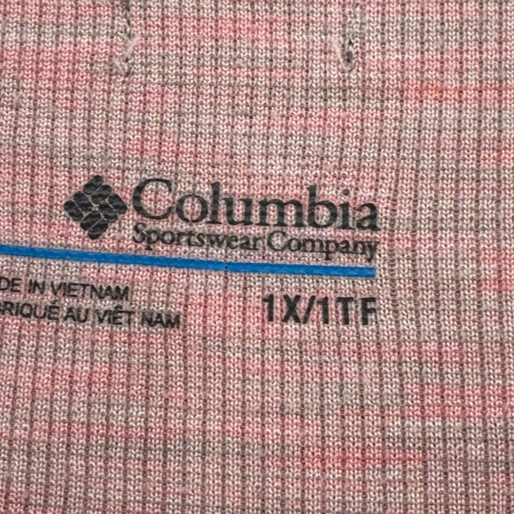Columbia Sportswear Women's Full-Zip Jacket Size 1X  Pink And Gray - Picture 5 of 10